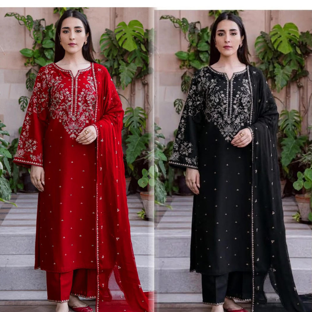 Unstich Embroided Fancy Kamez Shalwar