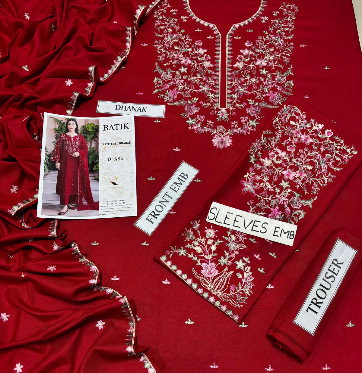 Unstich Embroided Fancy Kamez Shalwar
