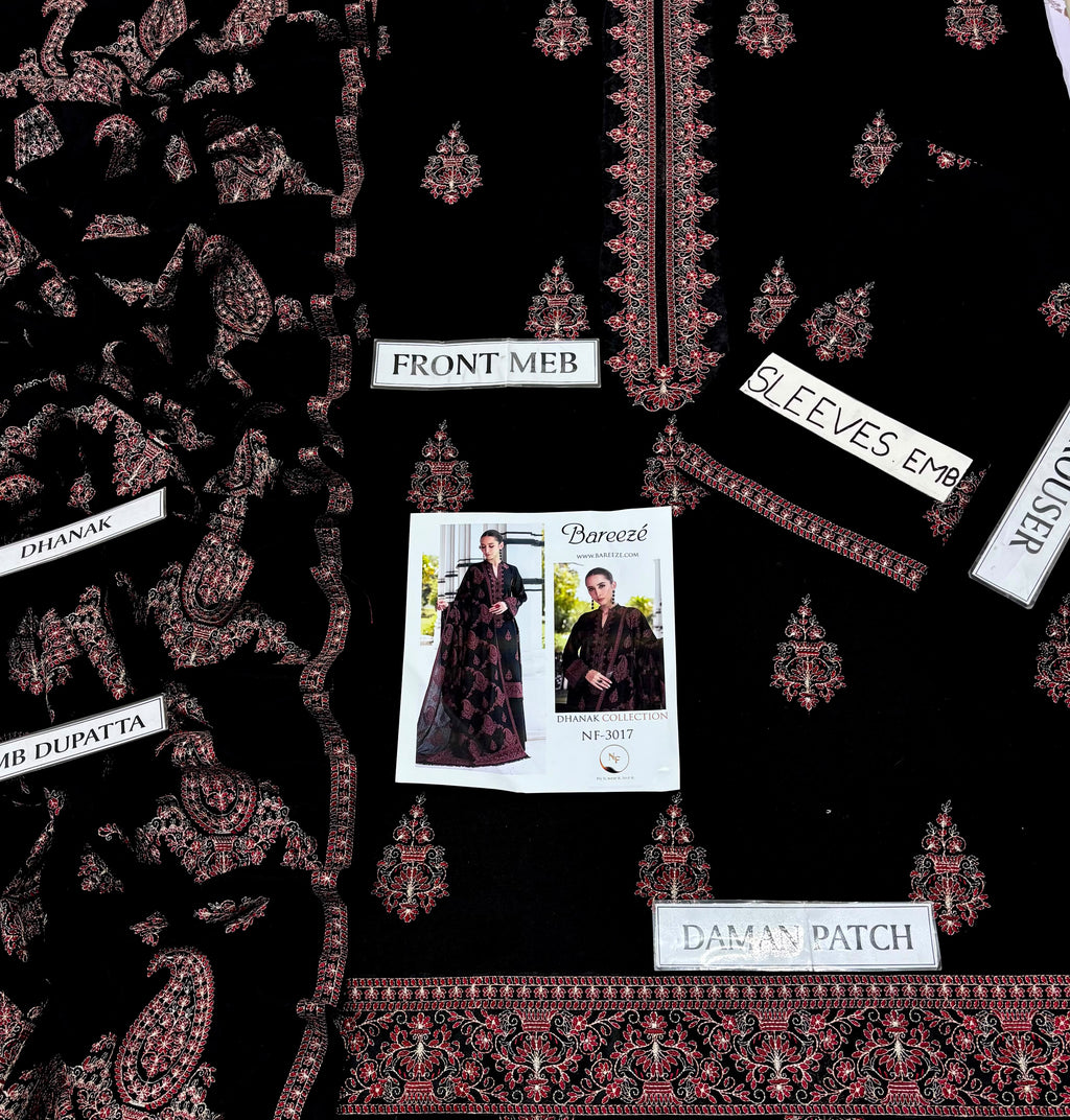 Unstich Embroided Fancy Kamez Shalwar