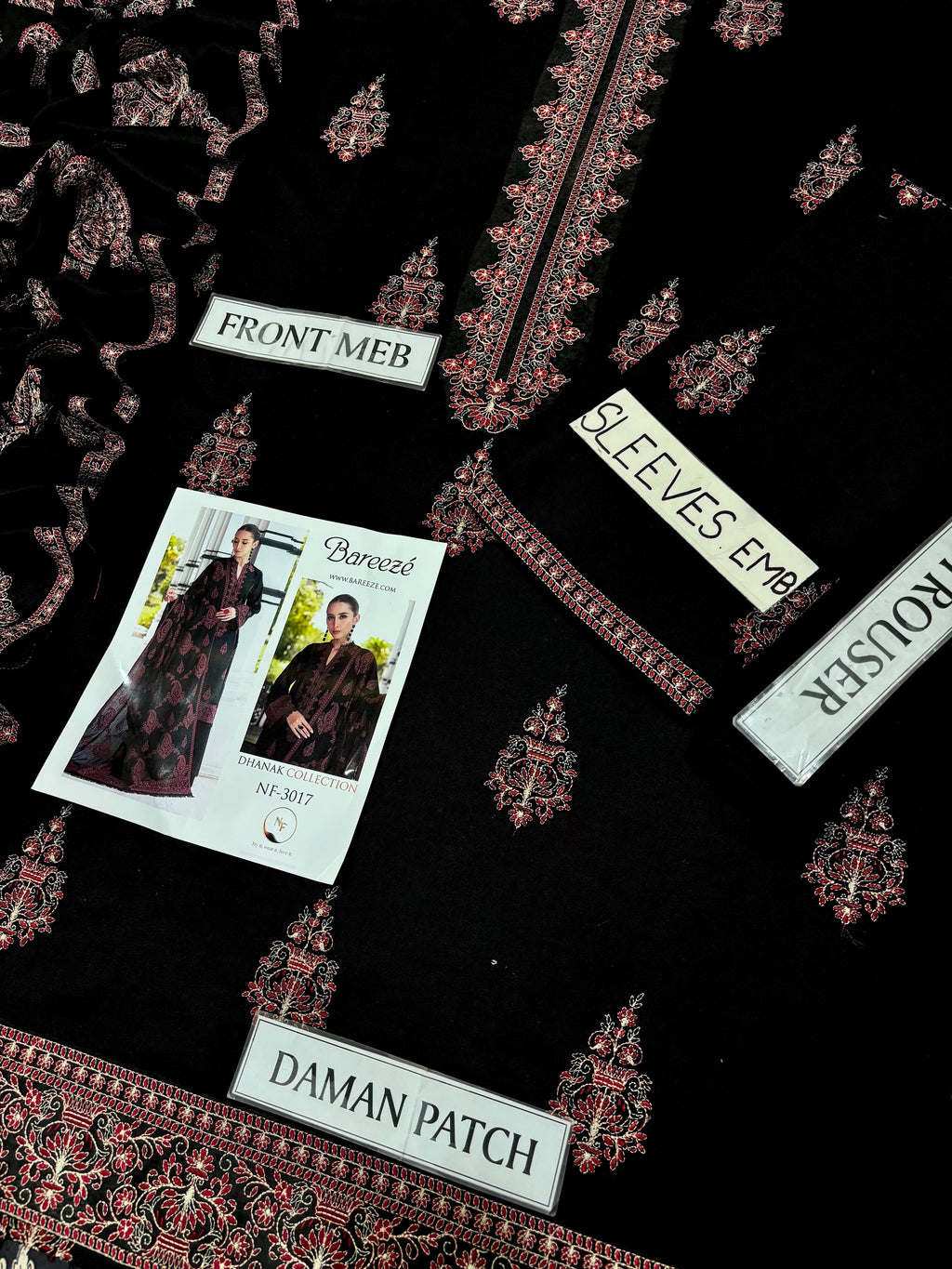 Unstich Embroided Fancy Kamez Shalwar